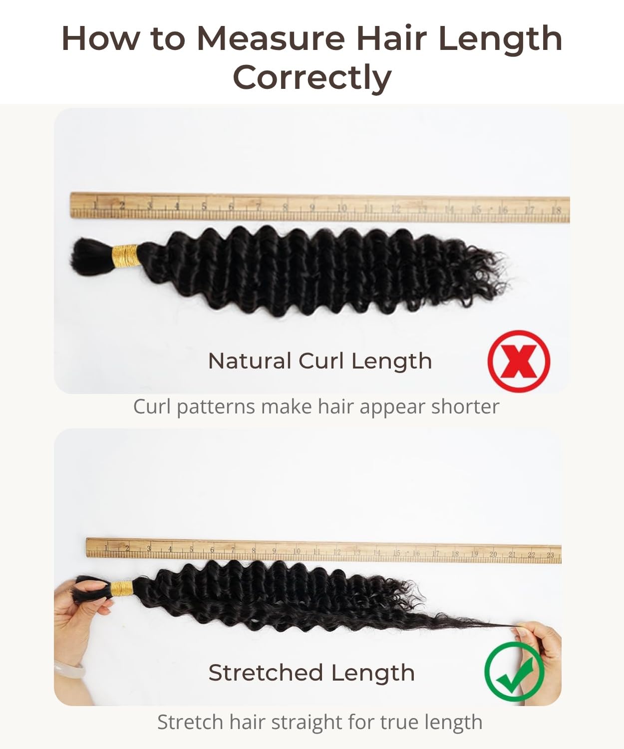 Boho Hair for Braiding,12A Human Braiding Hair for Boho Braids 18 Inch 100g