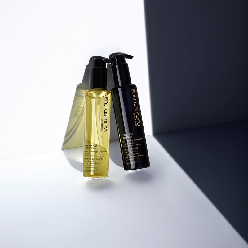 shu uemura art of hair Essence Absolue Nourishing Protective Hair Oil - Lightweight Multi-Benefit Leave In Treatment, Hydrates, Adds Shine, and Reduces Frizz with Heat Protection, 5 Fl Oz