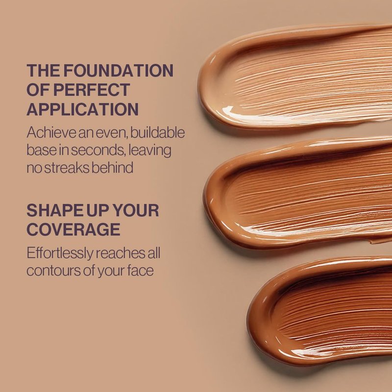 Anisa Beauty Pinnacle Foundation Brush - Professional Makeup Tool for Buffing & Blending | Soft Vegan Fibers for Liquid & Cream Foundation