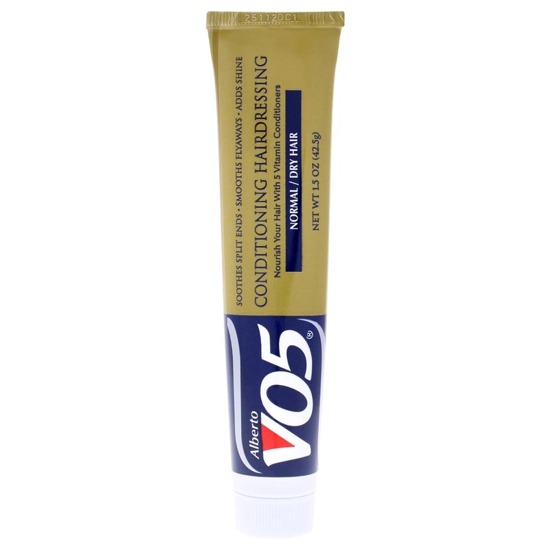Alberto VO5 Conditioning Hairdressing for Normal/Dry Hair - Smooth Flyaways, Add Shine & Control Split Ends | 1.5 oz (Pack of 6)