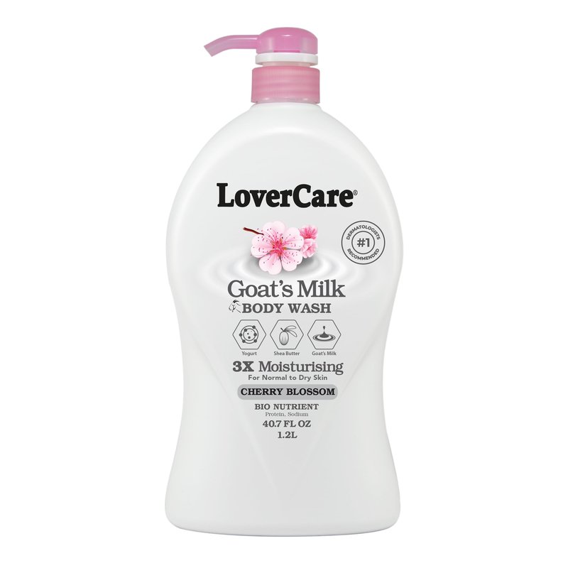 LoverCare Goat's Milk Cherry Blossom Moisturizing Body Wash 40.7 Fl.Oz - Single…