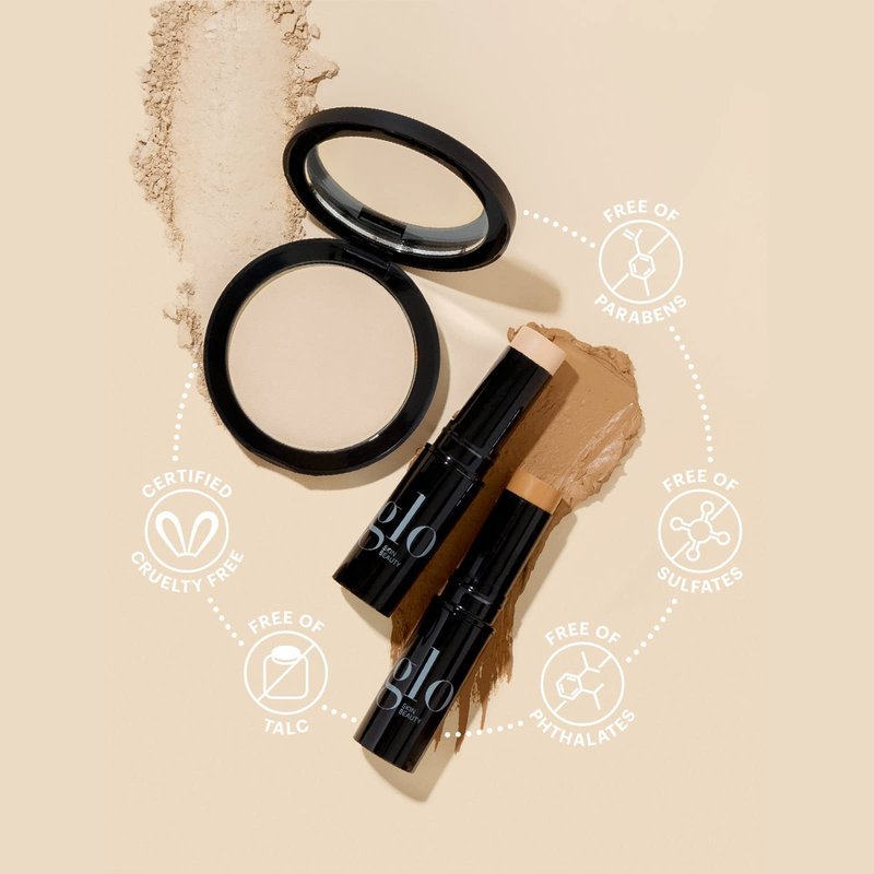 Glo Skin Beauty Luminous Liquid Mineral Foundation Makeup with SPF 18 (Porcelain) - Improves Uneven Skin Tone, Smooths & Corrects Imperfections, Sheer to Medium Coverage, Dewy Finish