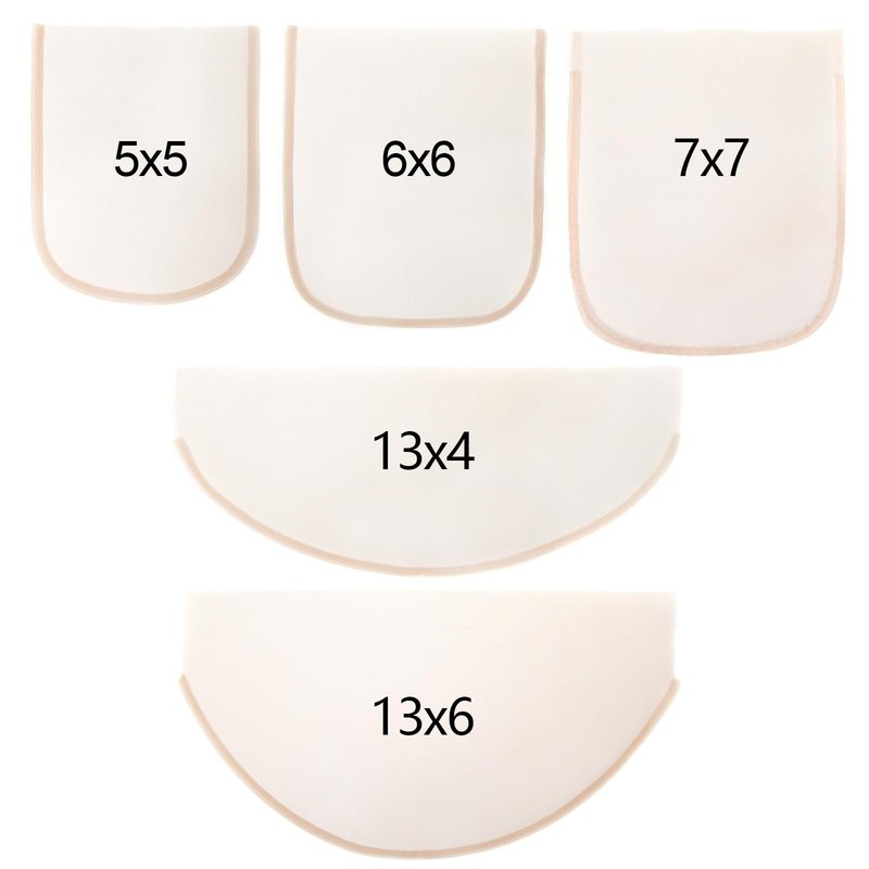 BEEOS 7x7 Skinlike Real HD Lace for Wig Making 1 Pieces, 0.1mm Ultra-thin Swiss Lace Net Base for Making Closure, Wigs Accessories for Repairing Wig Cap