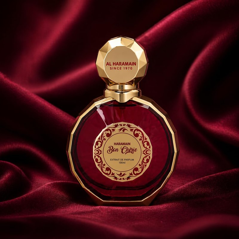 Al Haramain Bon Cherie Red Extrait De Parfum Spray for Women, 3.4 Ounce