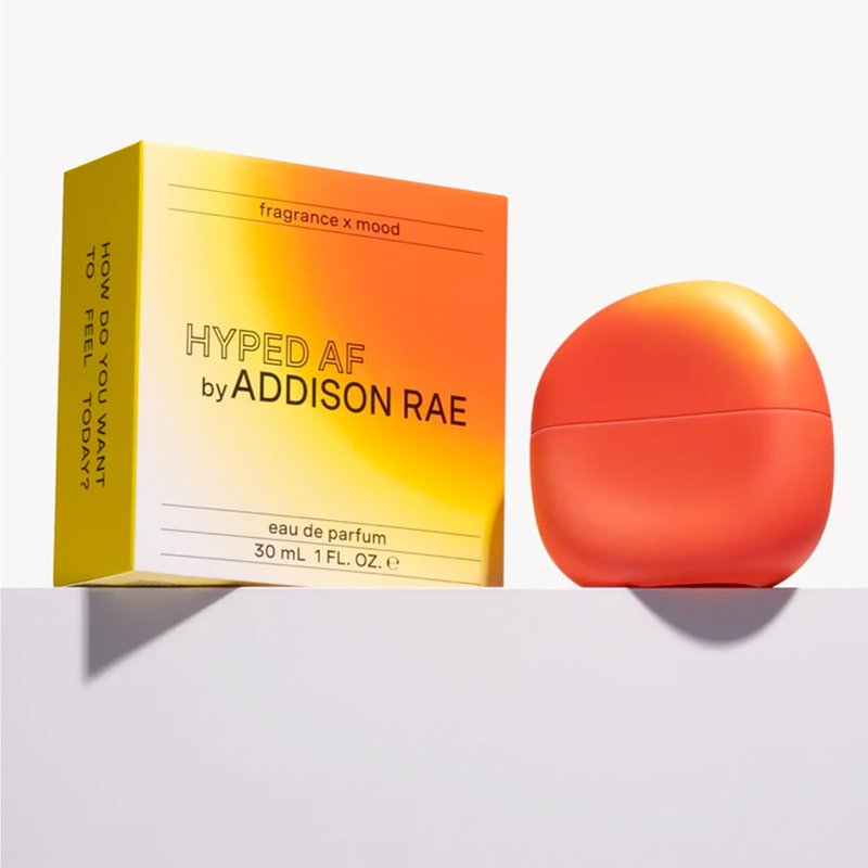 Hyped AF by Addison Rae Fragrance - Perfume for Women Woody Citrus Scent Opens with Mandarin and Blood Orange Blended Pomelo For Confident, Driven Ladies 1 oz EDP Spray, 0.18 ounces, 1.0 fluid_ounces