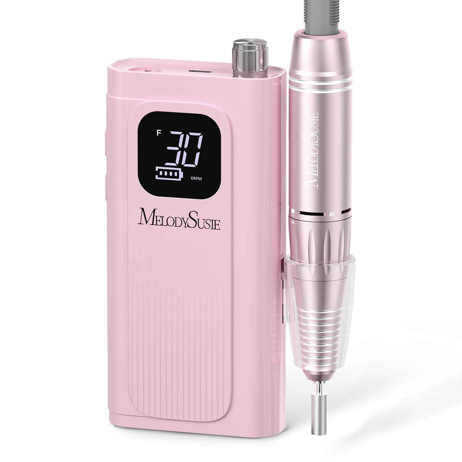 Professional Electric Nail Drill 30000 RPM with Ceramic Flat Top Bit - MelodySusie