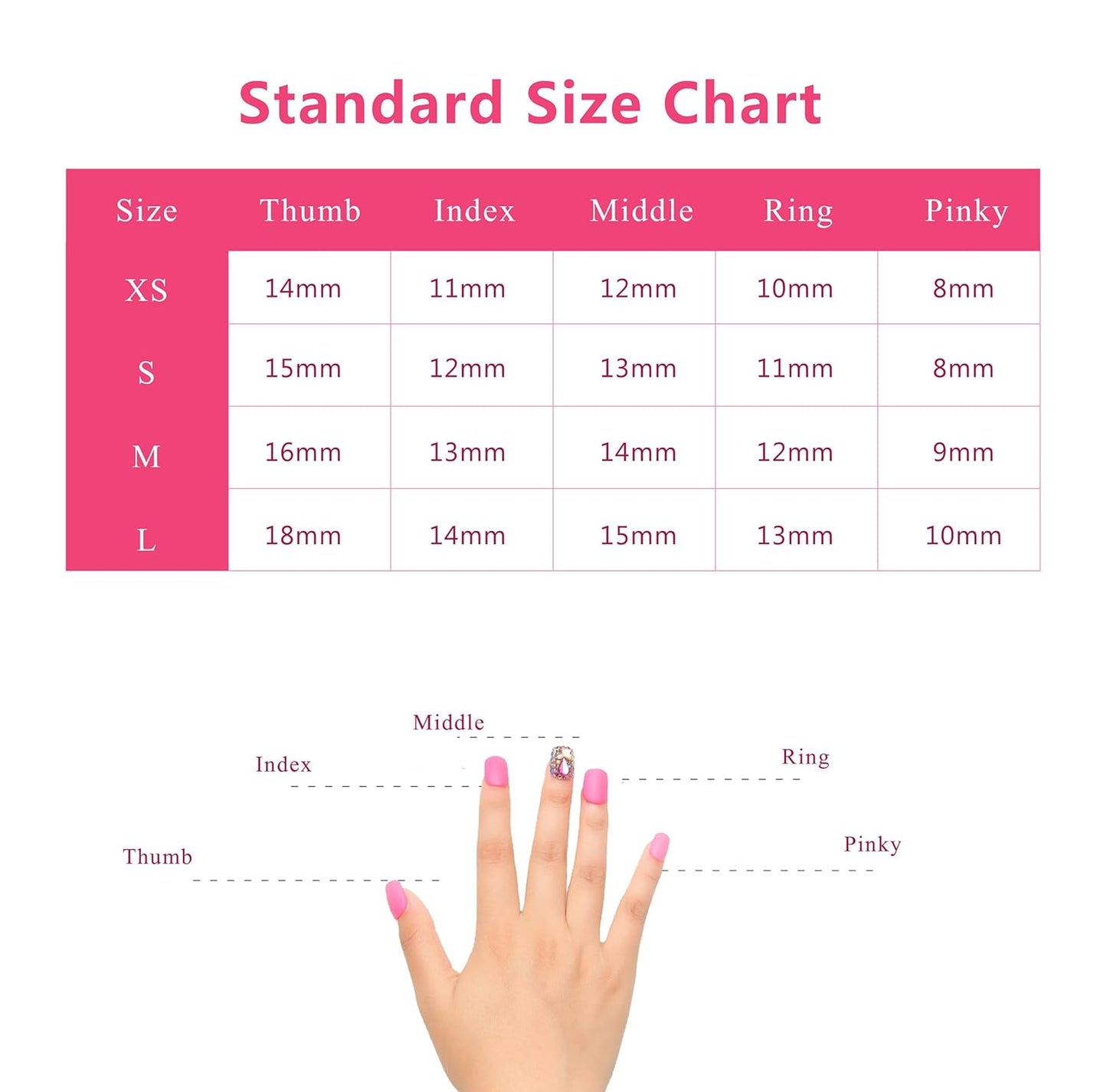 Colorful Handmade Press-On Nails with Lovkashi Flower Design | Reusable Long Square Acrylic Nails 2.2 in
