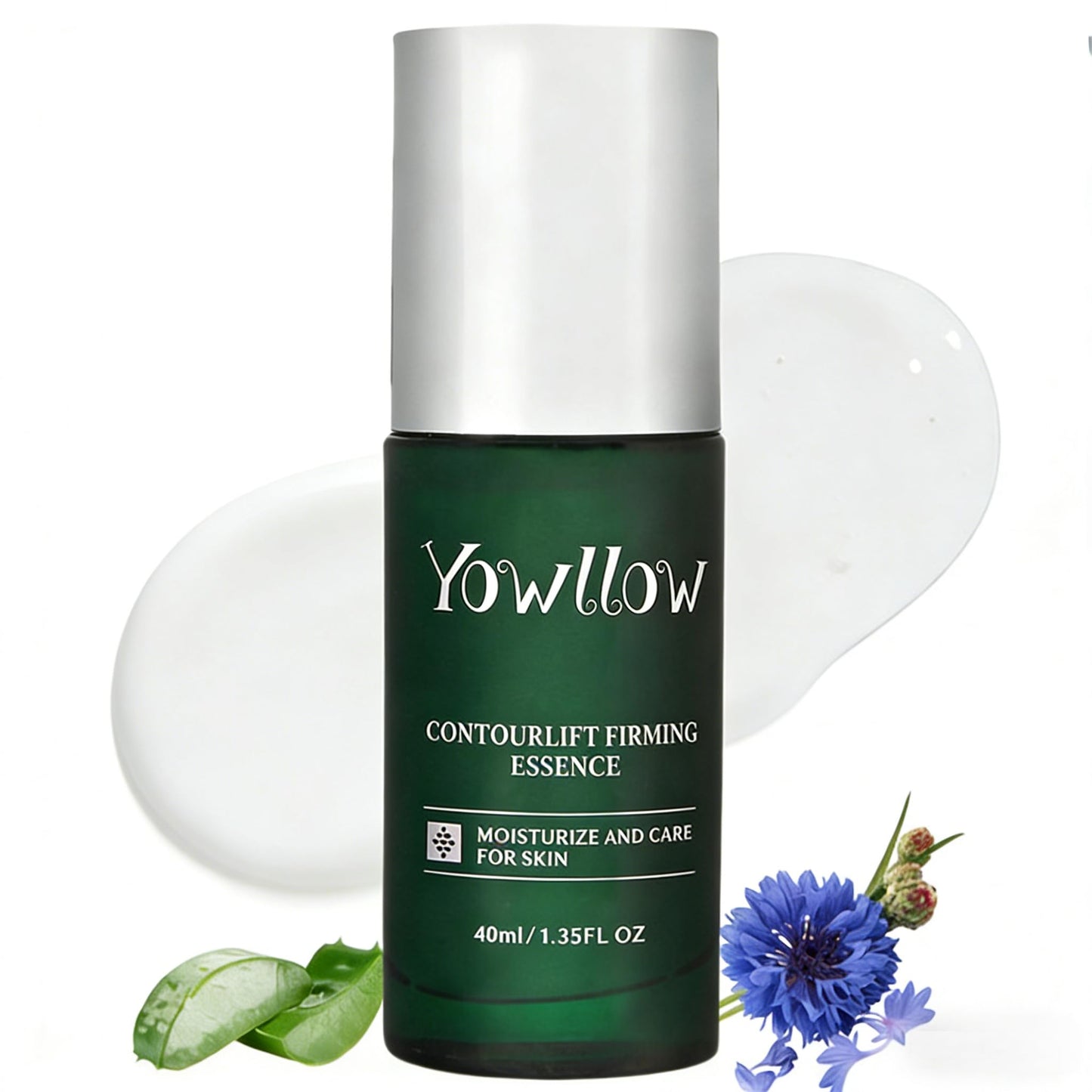 YOWLLOW Hydrating Facial Serums,Anti Aging Formula with Natural Ingredients,Hyaluronic Acid & Vitamin C,Reducing Wrinkles,Brightening Lifting & Glowing Skin,Light Face Essence for Daily Skin Care
