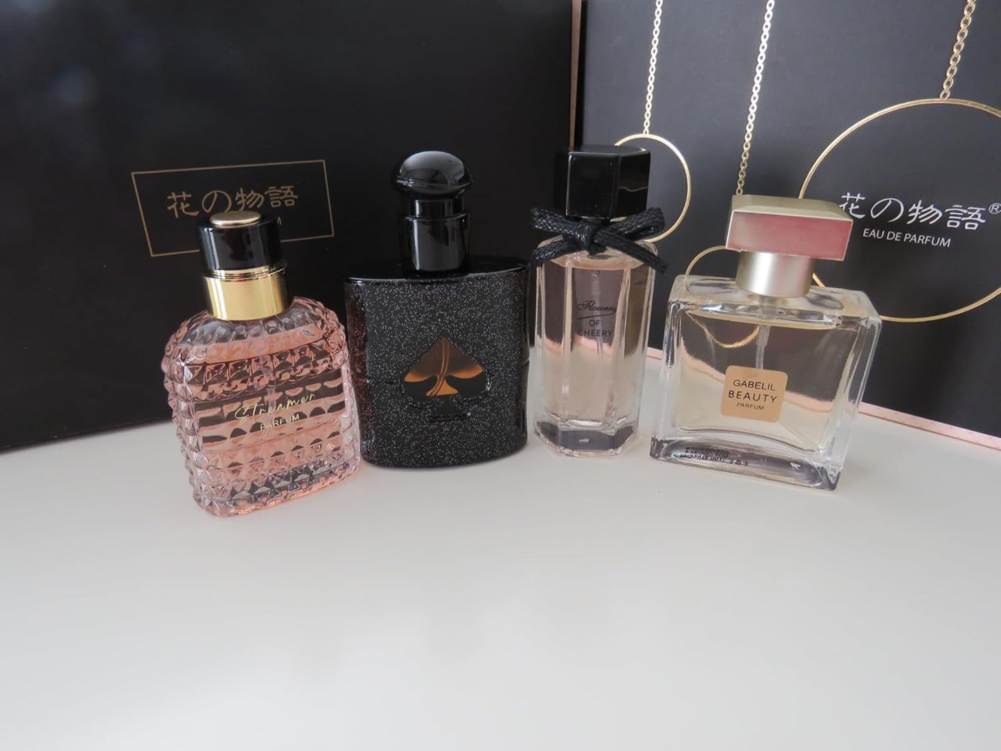 **Women's Perfume Set - 4 Floral & Fruity Fragrances in Elegant Gift Box | 105ml Total (3.5oz)**