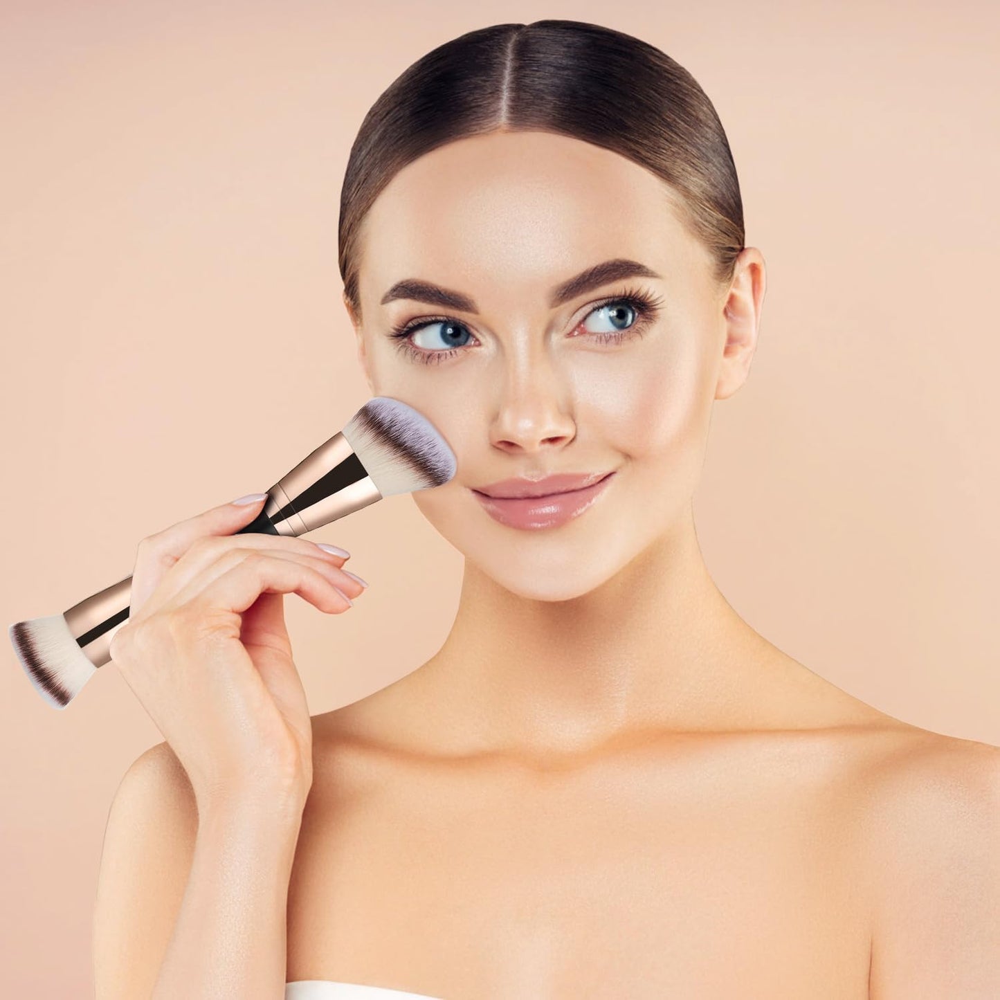 PHOERA Foundation,PHOERA CC+ Cream Color Correcting Anti Aging Hydrating Serum &SPF 25+,3 Pcs Cream Contour Stick Makeup Kit, Shades with Highlighter Stick, Blush Stick and Bronzer Contour Stick