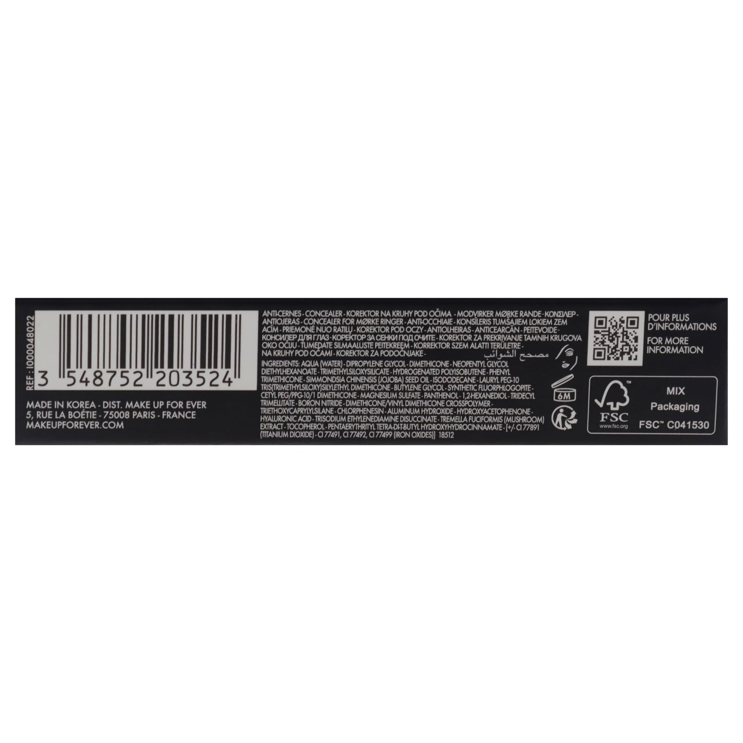 HD Skin Concealer - 2.2N Macadamia by Make Up For Ever for Women - 0.16 oz Concealer