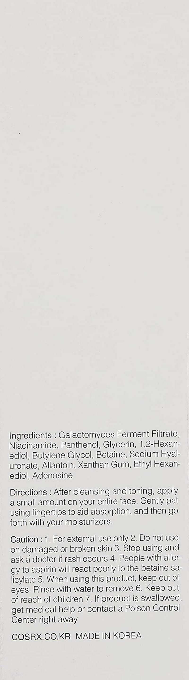 Cosrx Galactomyces 95 Tone Balancing Essence 100 Milliliter (Pack of 2)
