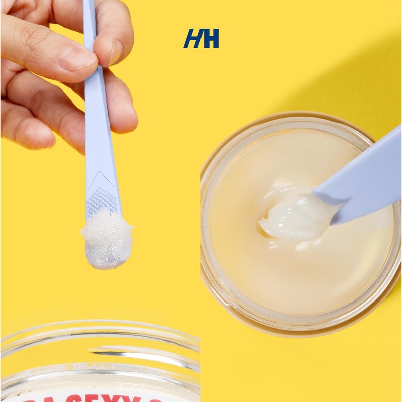 Handmade Heroes Lip Brush, Reusable Lip Exfoliator - Gentle Exfoliant, Use with Sugar Lip Polish and Lip Exfoliator Scrubber for Chapped and Dry Lips 2pc