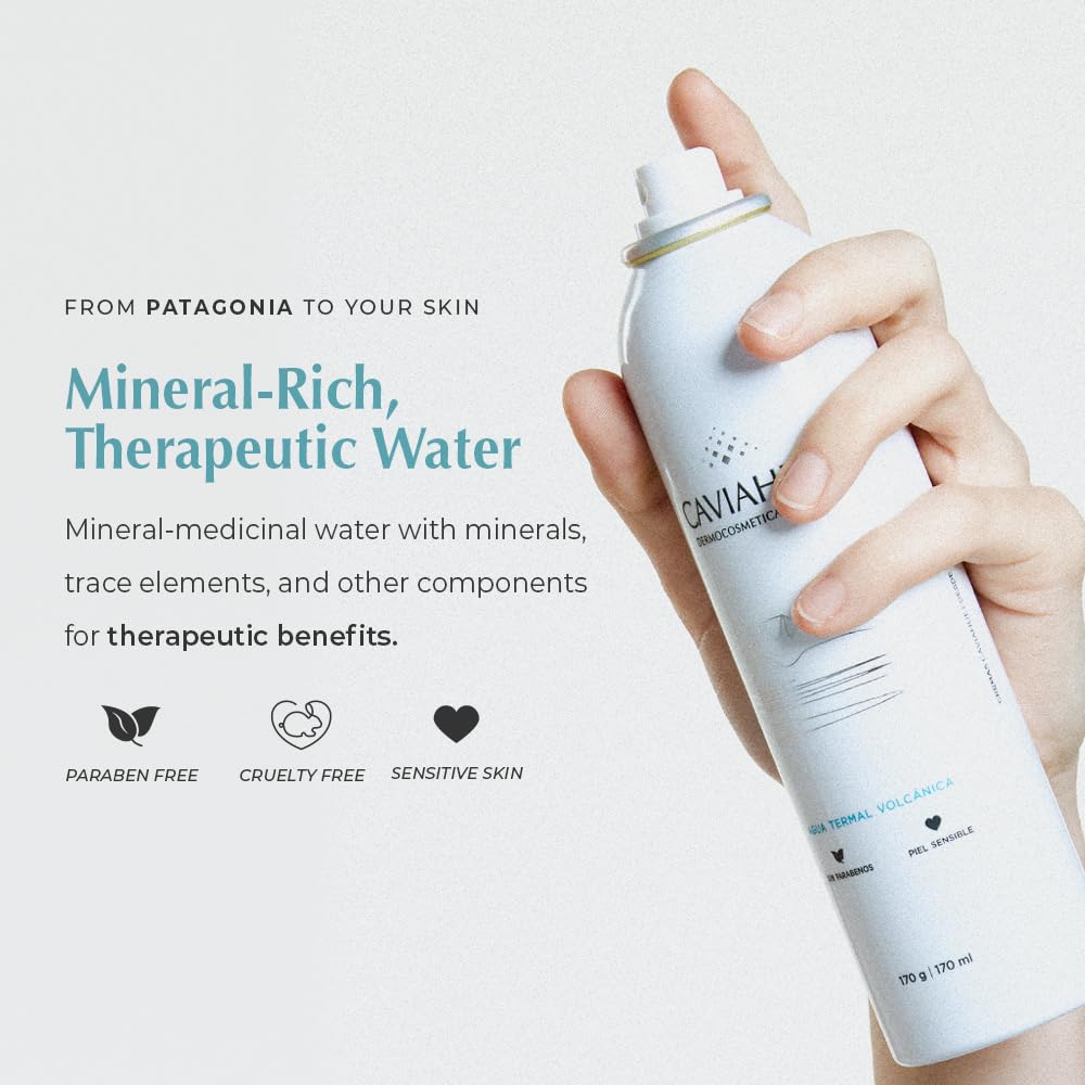 Caviahue Thermal Volcanic Water Calming Facial Mist Spray for Sensitive Skin