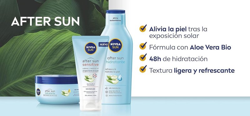 Nivea After Sun Gel Cream - Soothing Hydration for Sensitive Skin | 175ml