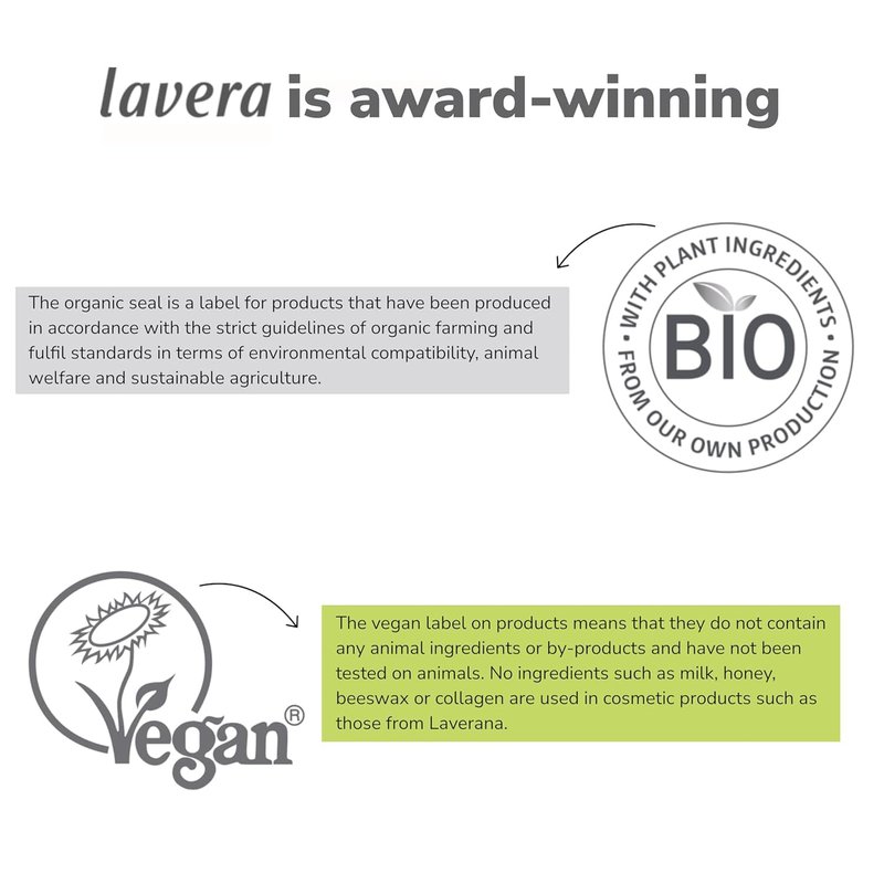 lavera Firming Day Care - Anti Aging Face Cream with Triple Hyaluron & Bakuchiol for Smooth Skin - Anti Wrinkle Face Cream - Face Moisturizer - PETA Certified - Vegan - Made in Germany - 1.7 Fl Oz