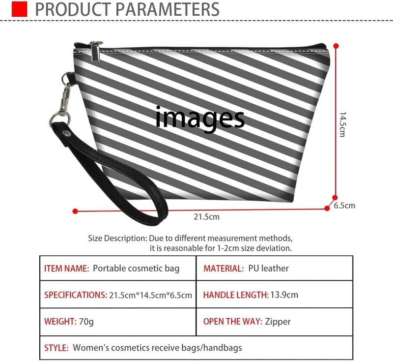 Top Handle Handbags for Women - Leather Wallet, Cash Card & Makeup Bag Set | 3-Piece Collection