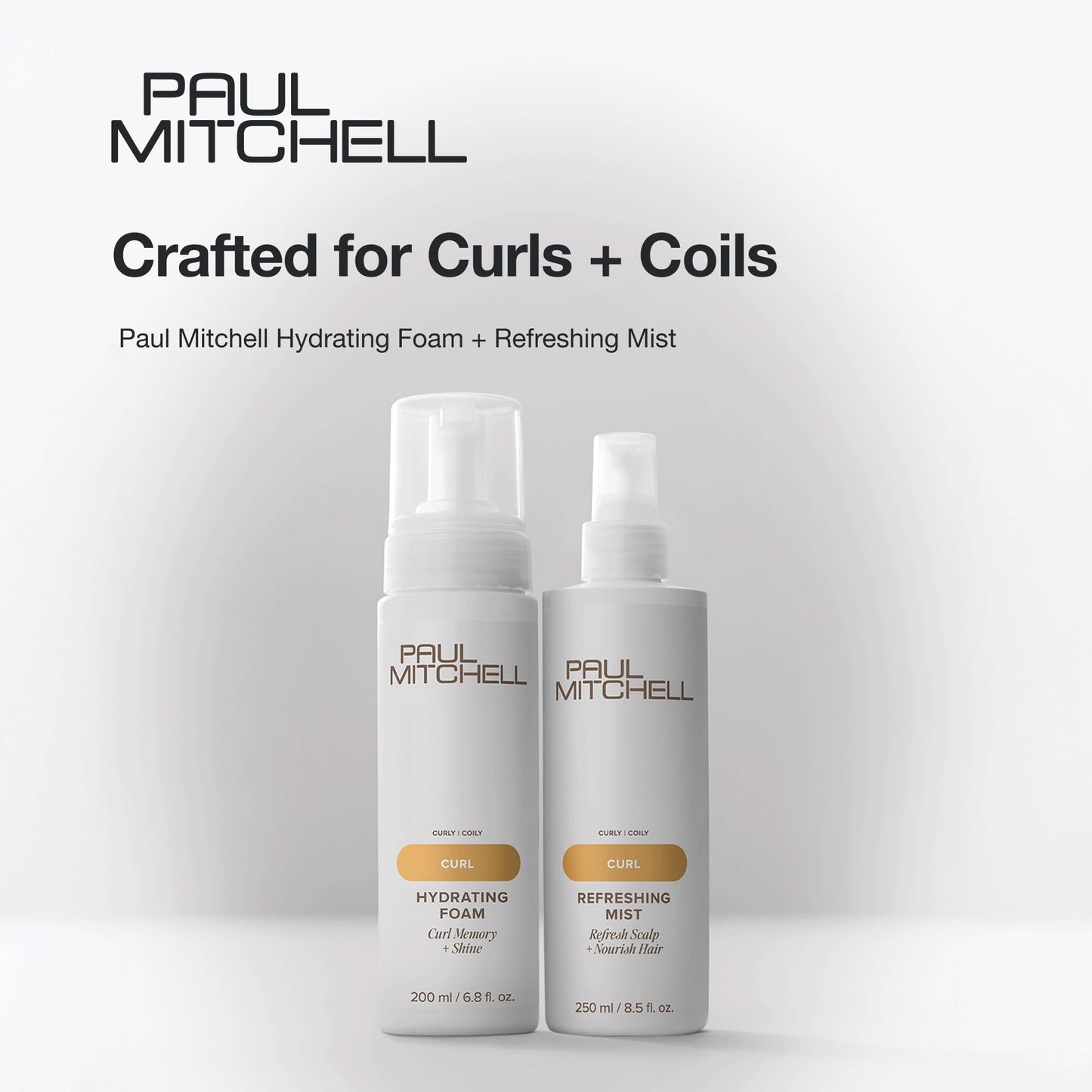 Paul Mitchell Refreshing Mist, Refreshes Scalp + Nourishes, For Curly + Coily Hair, 8.5 fl. oz