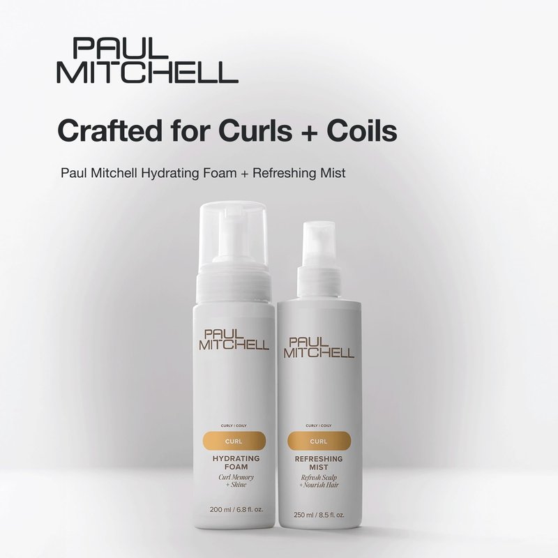 Paul Mitchell Refreshing Mist, Refreshes Scalp + Nourishes, For Curly + Coily Hair, 8.5 fl. oz