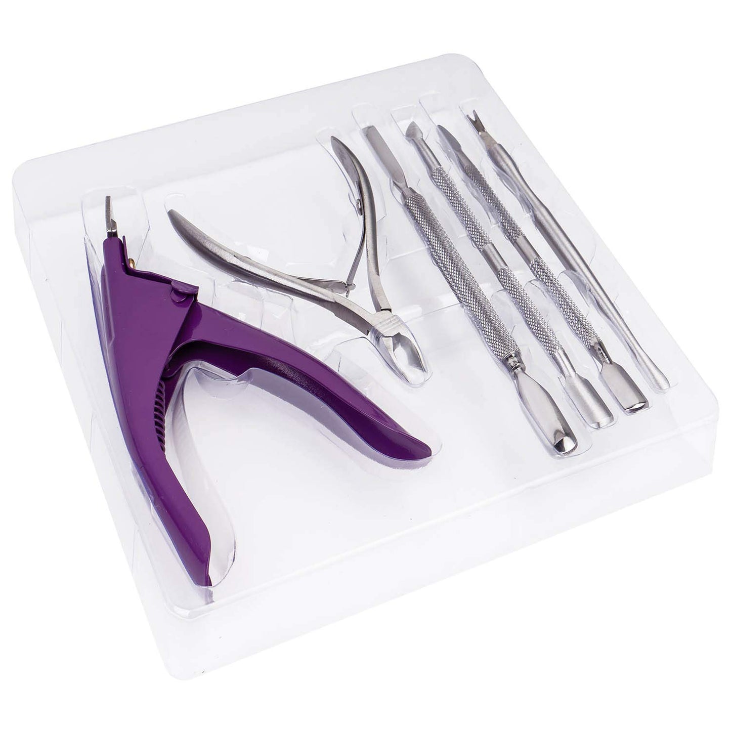 SHANY Premium Stainless Steel Manicure-Pedicure Tool Set - Complete Nail Care Kit with Cuticle Clipper, Edge Cutter & Trimmer