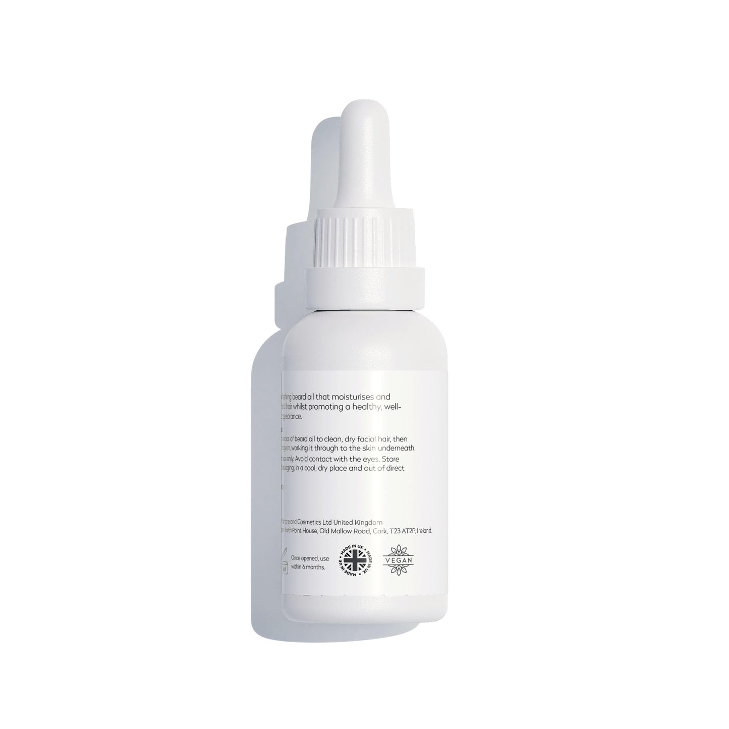 Kanzen Man Noble Beard Oil 30ml - 1fl oz – Premium Beard Oil for Softening, Hydration & Grooming, Supports Healthier Facial Hair