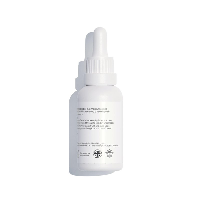 Kanzen Man Noble Beard Oil 30ml - 1fl oz – Premium Beard Oil for Softening, Hydration & Grooming, Supports Healthier Facial Hair