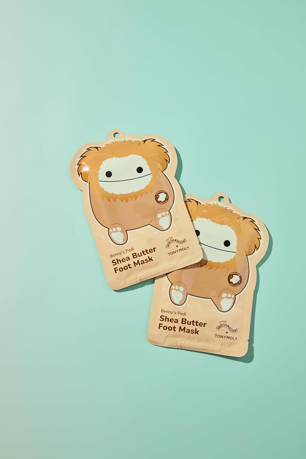 TONYMOLY Shea Butter Foot Mask Set of 3 - Hydrating Pedi Treatment for Dry, Cracked Heels | Nourishing Self-Care Gift