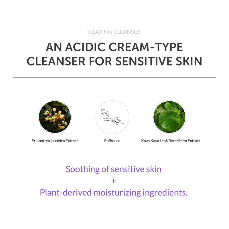 Dr Eslee Foaming Facial Relaxing Cleanser for Sensitive Skin - 150ml – Dermatological Gentle Creamy Face Wash Cleansing Foam | pH 5.5-6 Balanced Formula | Moisturizing & Soothing Korean Skin Care