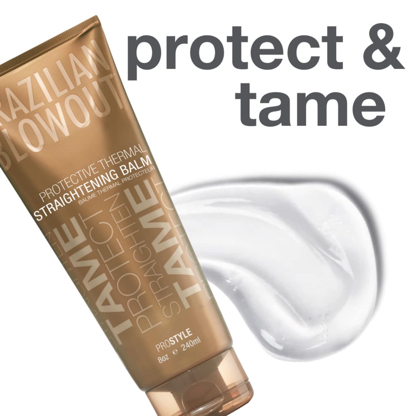 Brazilian Blowout Thermal Straightening Balm, Straighten & Heat Protection