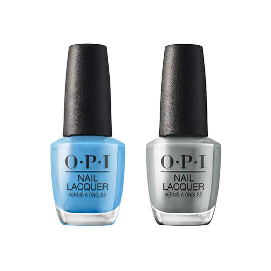 OPI Nail Lacquer Bundle: No Room for the Blues & Suzi Talks with Her Hands - 0.5 fl oz