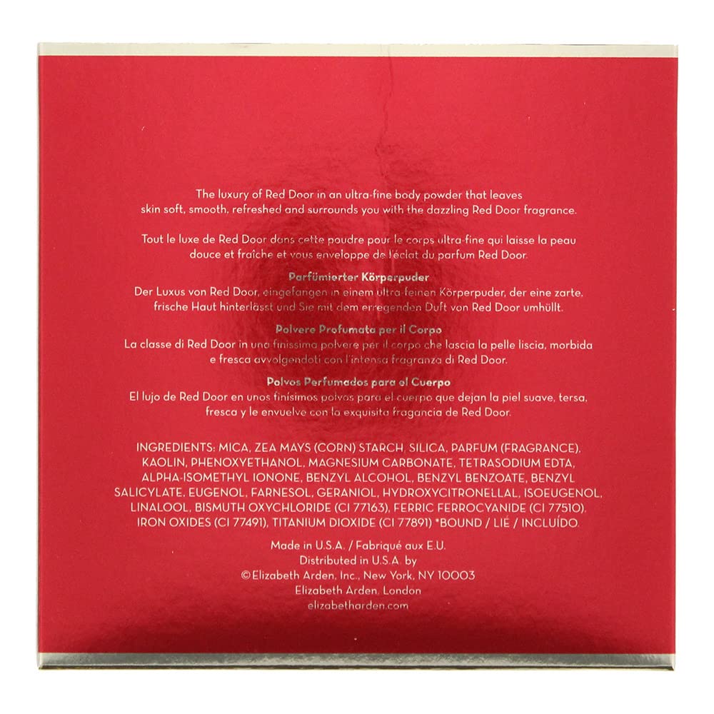 Red Door Perfumed Body Powder by Elizabeth Arden - Luxurious Fragrance | 5.3 oz