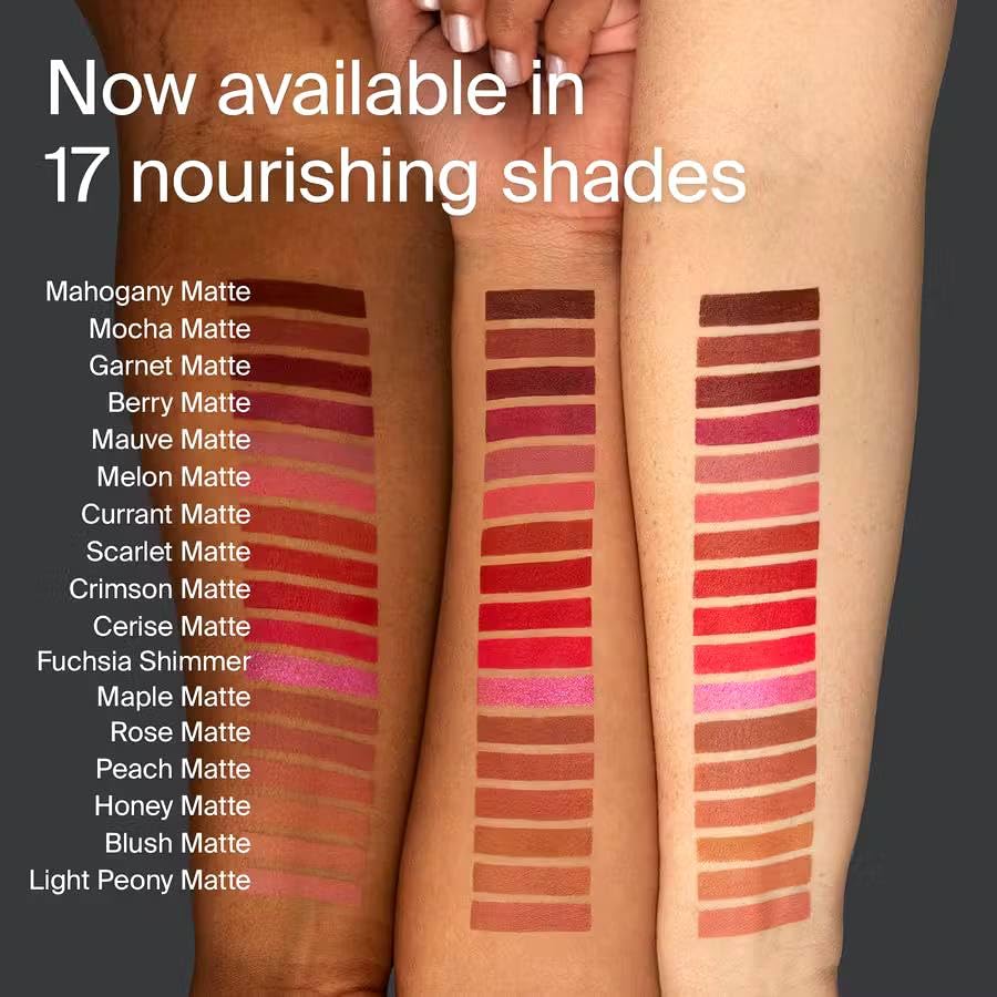 Haus Labs Le Monster Lip Crayon - Mahogany Matte Lip Color | Aloe Vera Sheet Mask Bonus