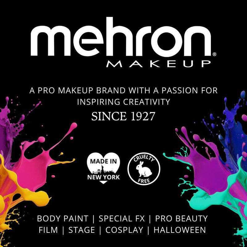 Mehron Makeup Tri-Color Character Makeup Palette | Halloween, Special Effects and Theater Cream FX Palette | Face Paint .7 oz (20 g) (Skeleton)