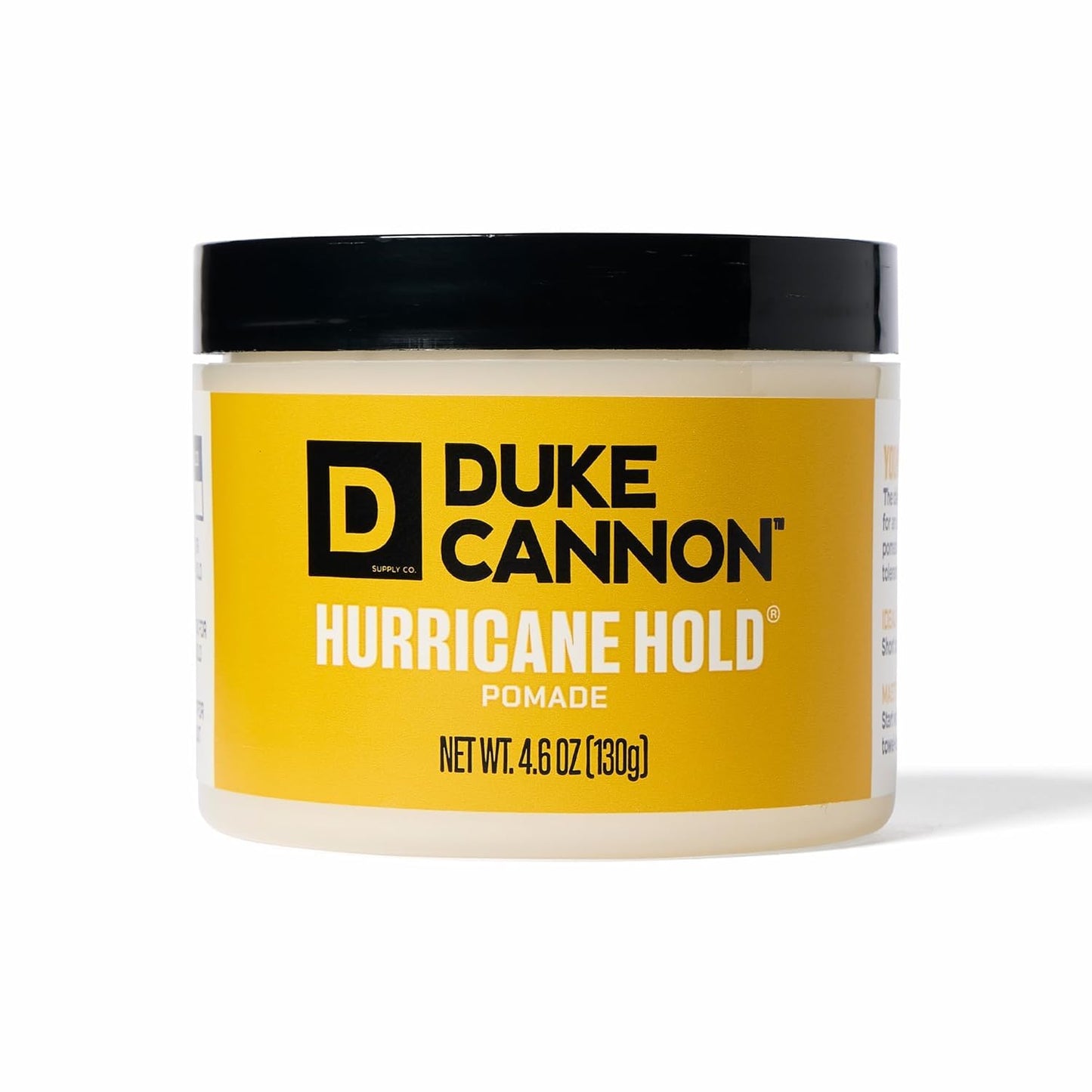 Duke Cannon News Anchor Hurricane Hold Pomade 2-Pack, 4.6oz – Maximum Hold, Matte Finish, Plant-Based Thickeners, Anti-Static, Fresh Citrus & Cedarwood Scent