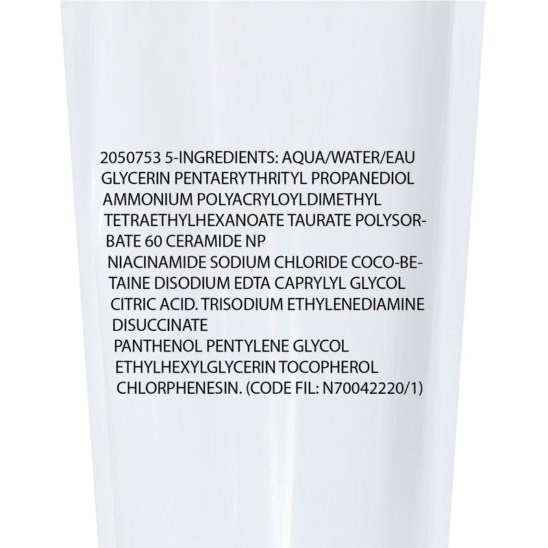 La Roche-Posay Toleriane Hydrating Gentle Face Cleanser, Hydrating With Niacinamide + Ceramides, Daily Face Wash For Dry-Skin To Normal Skin, Sensitive Skin Tested, Fragrance Free, (Pack of 2)