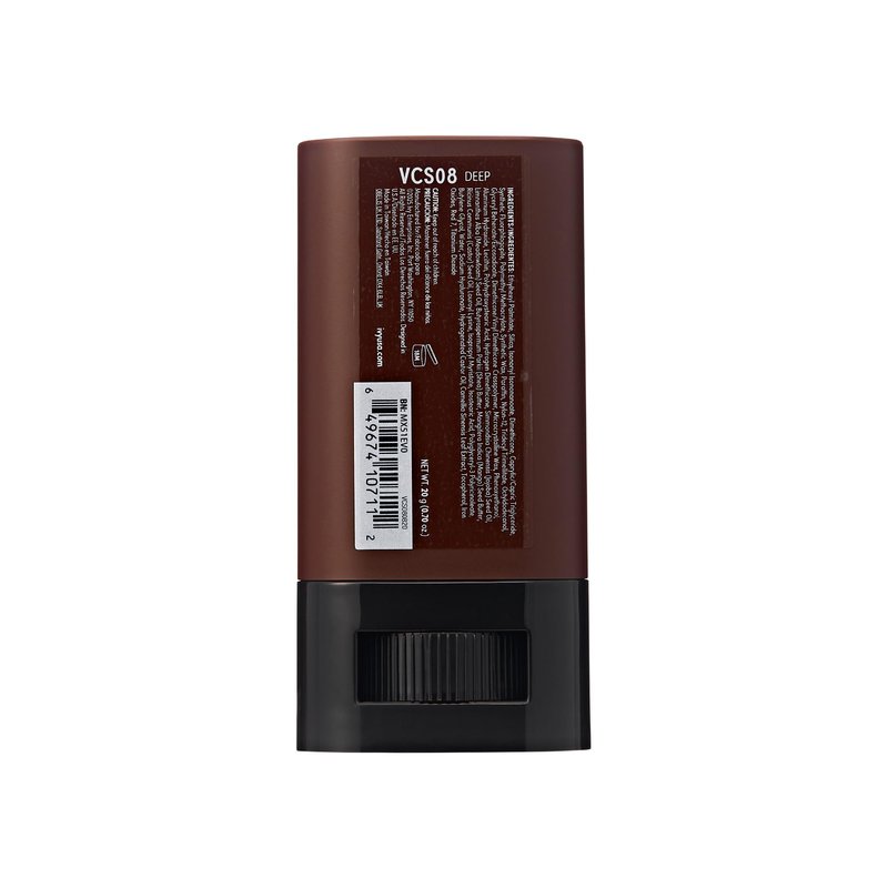 Kiss New York Airy Velvet Contour Stick, Cool Toned Face Sculpting Cream Makeup, Buildable with Lightweight Natural Finish, Hyaluronic Acid & Green Tea Extract (8 Deep, 0.70 Ounce)