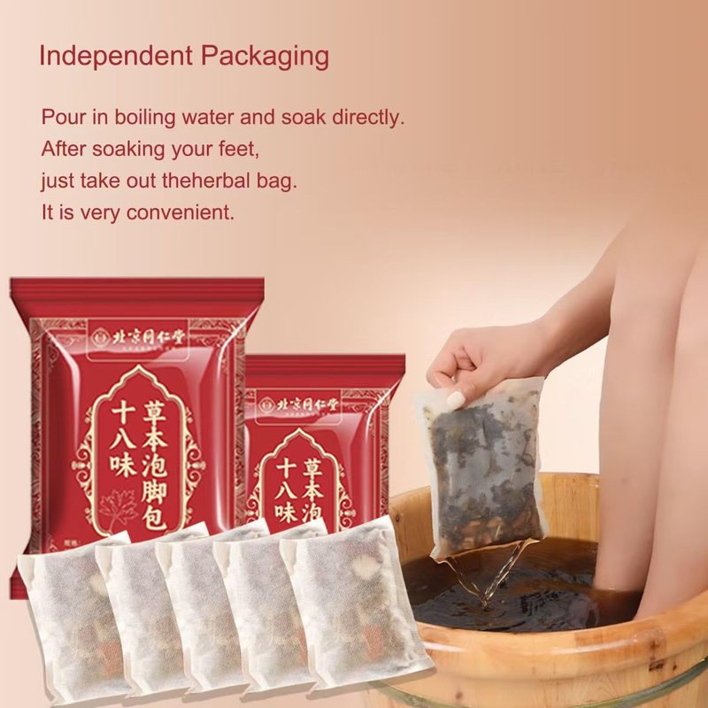 30 PCS Herbal Foot Soak, Foot Bath Herb,Relieve Fatigue,Dispel Cold and Remove Dampness,enhance sleep quality 中草药泡脚足浴包-900g