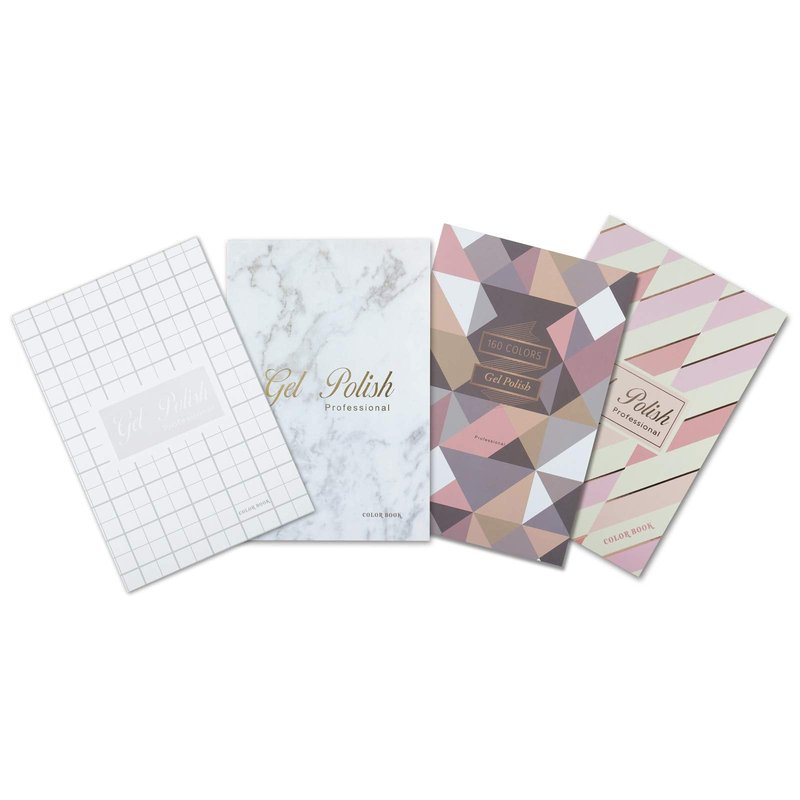 NMKL38 160 Nail Color Display Book Chart with 240 Nail Tips UV Gel Polish Color Card Board Salon Tools (A03)