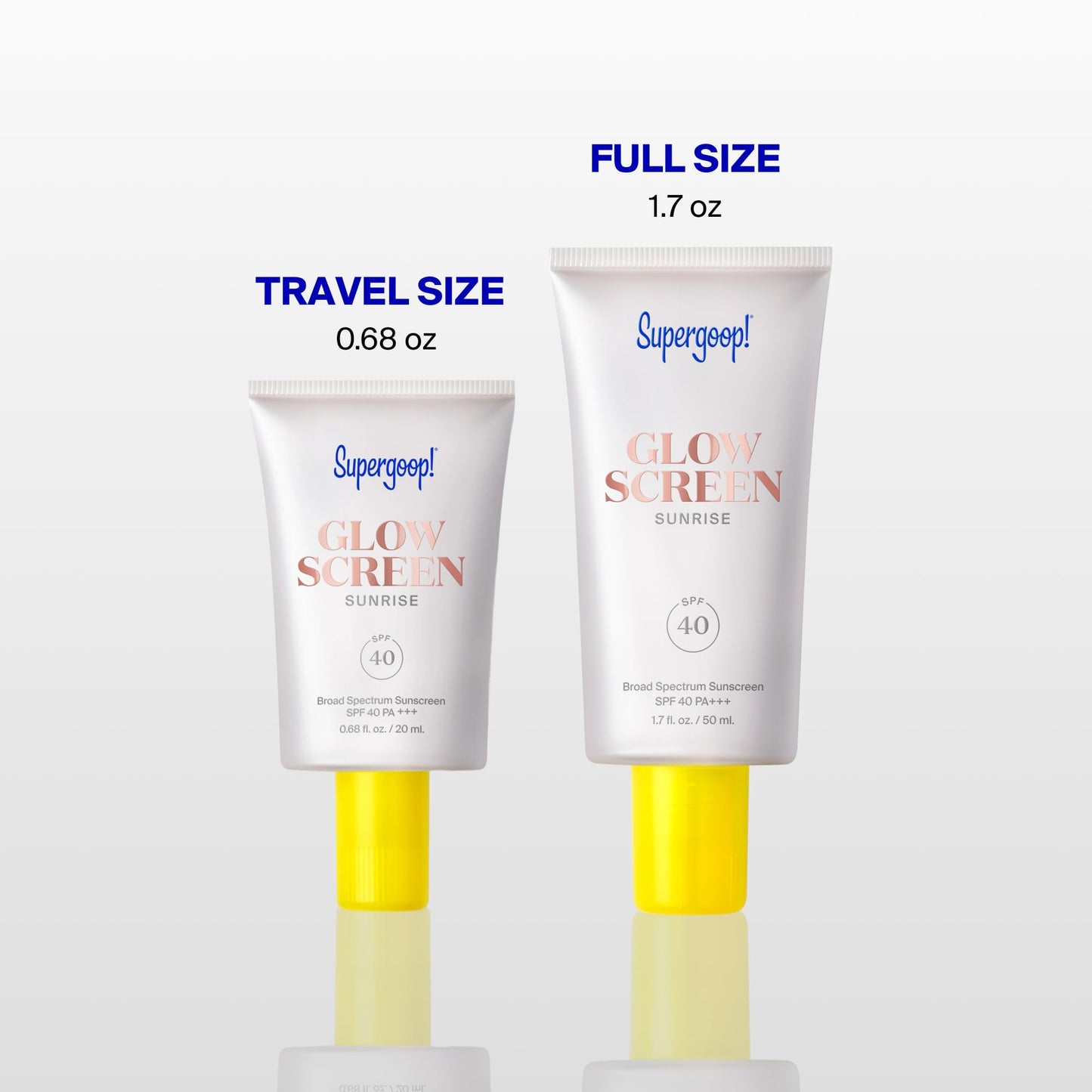 Supergoop! Glowscreen SPF 40, Sunrise (Champagne Glow) - 20 mL - Glowy Primer + Broad Spectrum Tinted Sunscreen - Helps Filter Blue Light - Hydration - Hyaluronic Acid & Vitamin B5