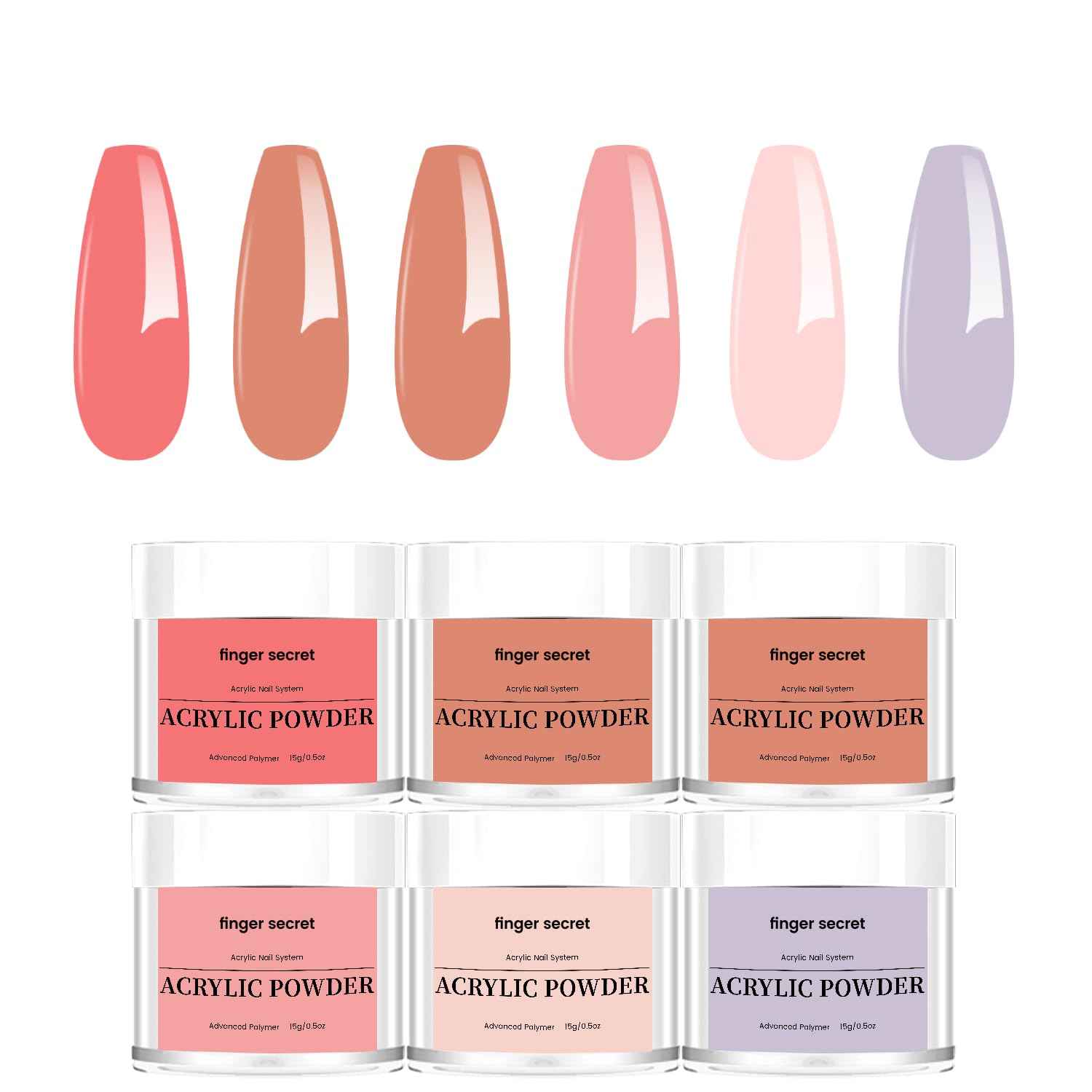 43 Colors Acrylic Nail Powder Set - Long-Lasting, Superior Adhesion for Nail Art & Crafts