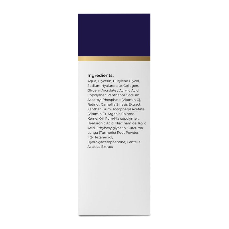 VALITIC Vitamin C Serum for Face - Dark Spot Glowing Skin Radiance Booster, Brightening Face Serum, Skin Care with Niacinamide, Hyaluronic Acid, Collagen, Kojic Acid, Turmeric - 1 fl oz