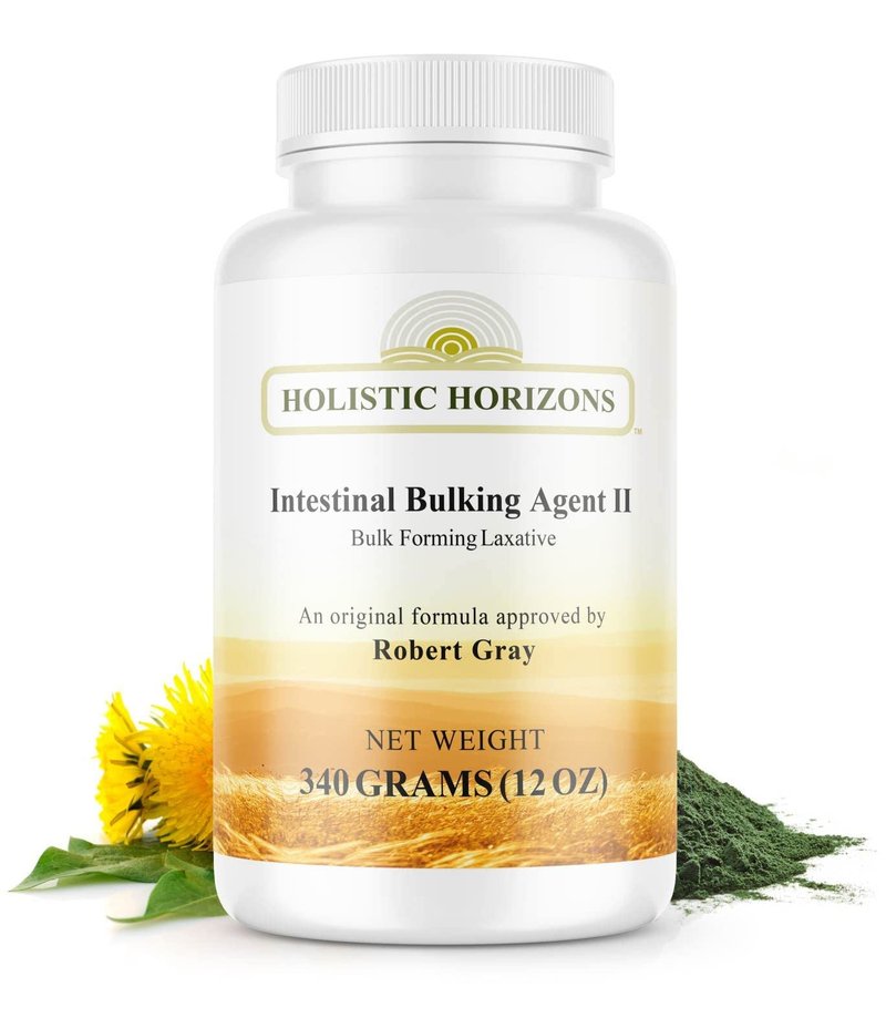 Holistic Horizons Intestinal Bulking Agent II, 12 Ounce | Robert Gray Cleanse | Original | Authentic