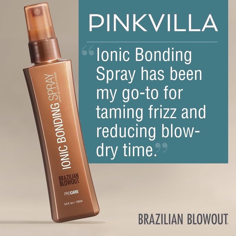 Brazilian Blowout Ionic Bonding Spray, Frizz Controls & Heat Protection