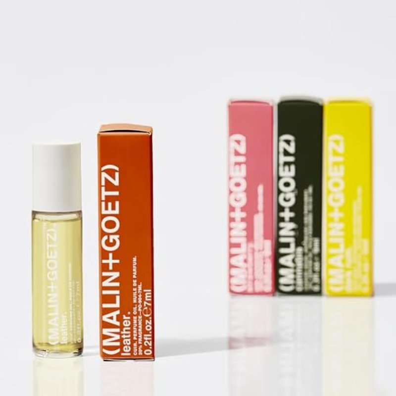MALIN+GOETZ Perfume Oil Leather | Concentrated Fragrance in Signature Scents | Travel-Friendly Rollerball | Vegan & Cruelty-Free | 0.2 fl oz