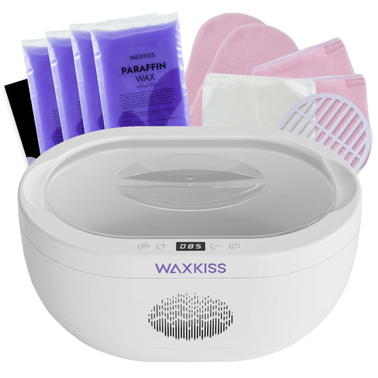Paraffin Wax Machine Kit for Hands & Feet - 3000ml Heated Bath with Refills (White)