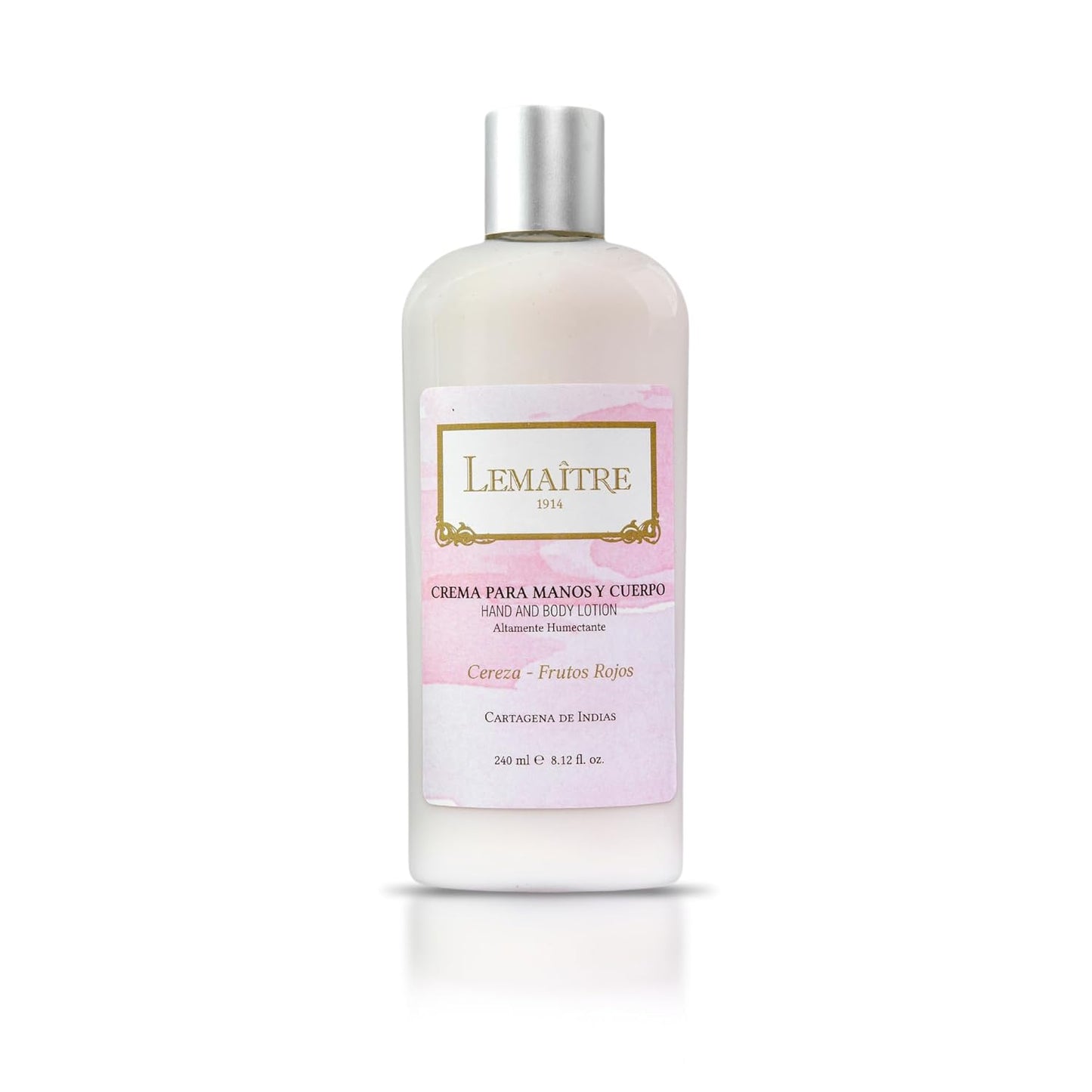 Cherry Hydrating Hand & Body Cream - Non-Greasy Moisturizer, Fast Absorbing Lotion, Travel-Friendly (Pack of 6)