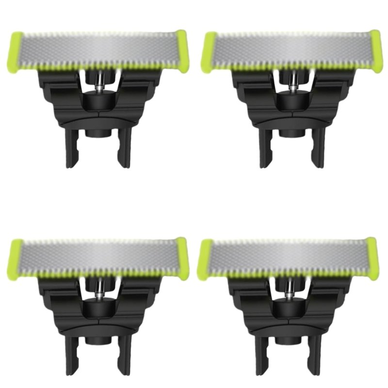 Philips Norelco OneBlade Replacement Blades - 4-Pack Compatible with QP14xx, QP19xx, QP25xx | Green