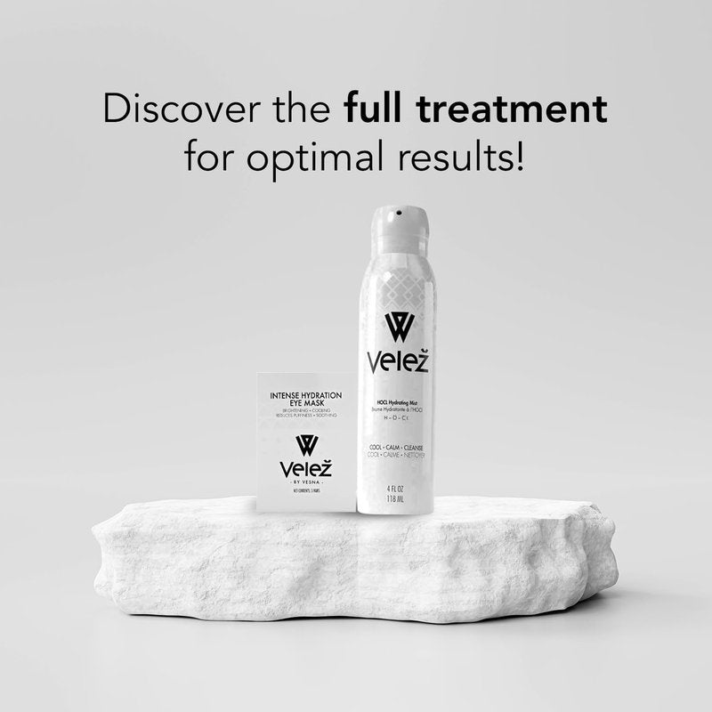 Velež HOCL Hydrating Face Mist, Gentle Facial Spray, Versatile Fusion of Hypochlorous Acid + Pure Water, Refreshes, Soothes & Cleans The Skin, 4 Fl Oz