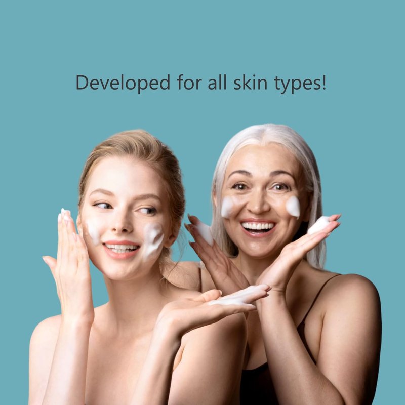 SUN COAST SCIENCES - Hydrate + Restore Total Face Cleanser, Vitamina B, Hydrating Facial Cleanser With Niacinamide for All Skin Types - 4 Fl Oz (Pack of 1)