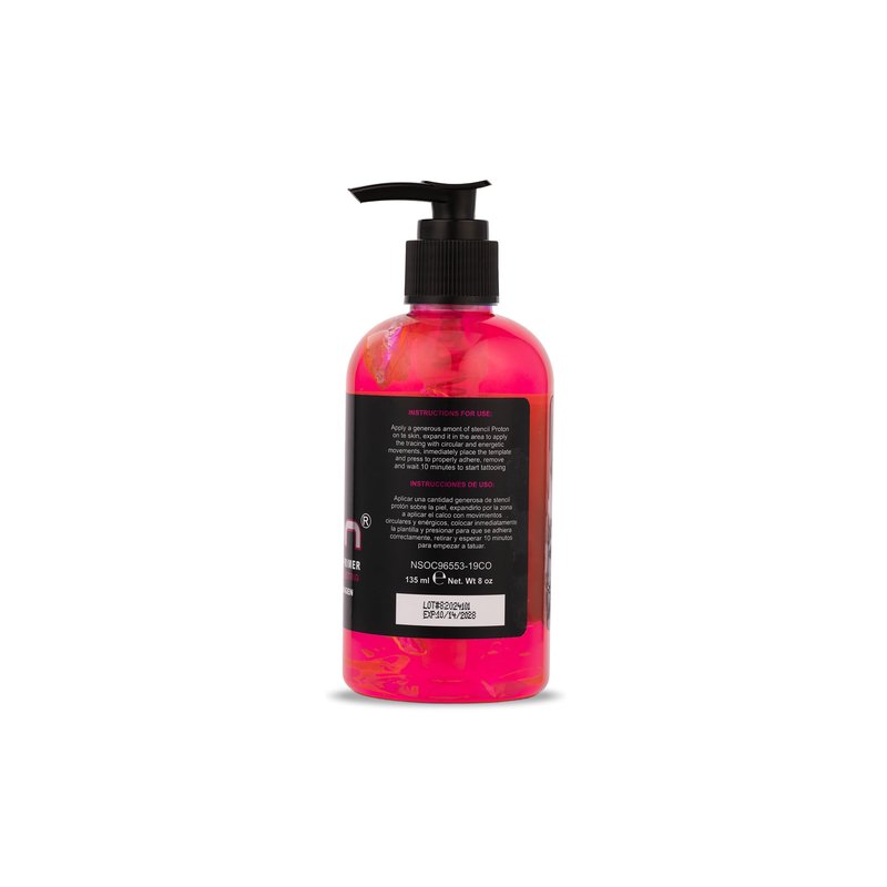Dynamic Color Co Proton Tattoo Stencil Primer Gel - Pink, 8oz